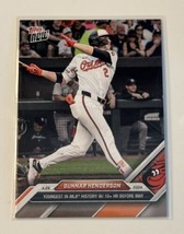 2024 Topps Now MLB Gunnar Henderson - Youngest to 10 Home Runs MLB Oriol... - $9.49