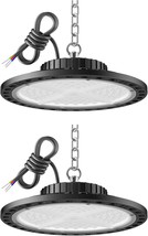 100W Ufo Led High Bay Light, 15000Lm 2 Pack High Bay Led Shop Lights - £35.14 GBP