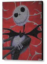 The Nightmare Before Christmas Script Jack Mosaic Framed 9X11 Limited Edition - £15.38 GBP