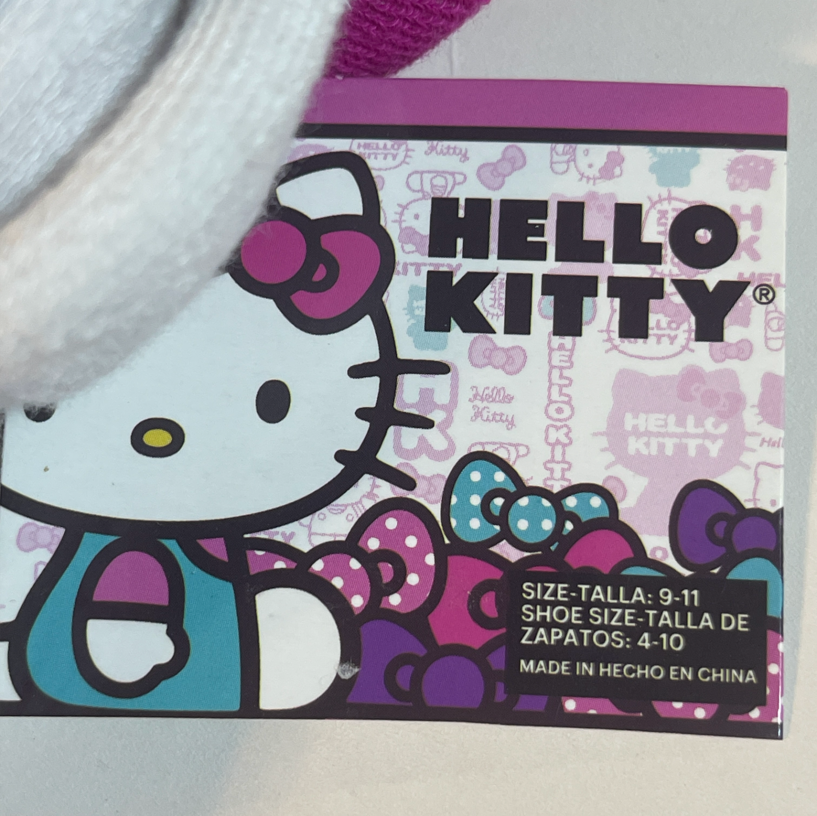 New Sanrio HELLO KITTY No-Show Socks 9 Pairs Sock Lot Women's Item image 12