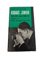 How à Utiliser Kodaks Junior Six-20 &amp; Six-16 Brochure Manuel Series III - £26.14 GBP