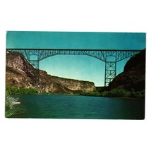 Vintage Postcard Perrine Memorial Bridge Twin Falls Jerome Counties Idaho River - £7.47 GBP