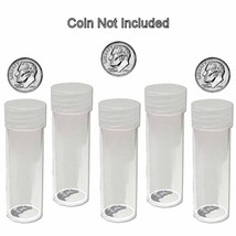 Round Dime Coin Tubes 18mm by BCW 5 pack - $8.49