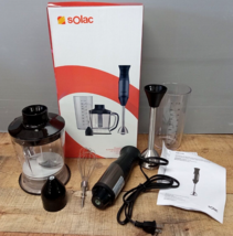 SOLAC Stainless Steel Hand Blender Model SJK-1172 with Accessories - 500W - £39.95 GBP