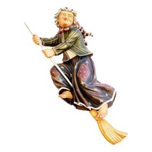 Sciliar Witch woodcarving, witch decoration ornament - £45.74 GBP+