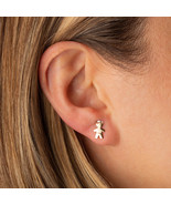 14K Yellow Gold Boy Stud Earrings - $205.78 CAD