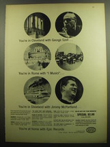 1958 Epic Records Ad - You&#39;re in Cleveland with George Szell - £14.90 GBP