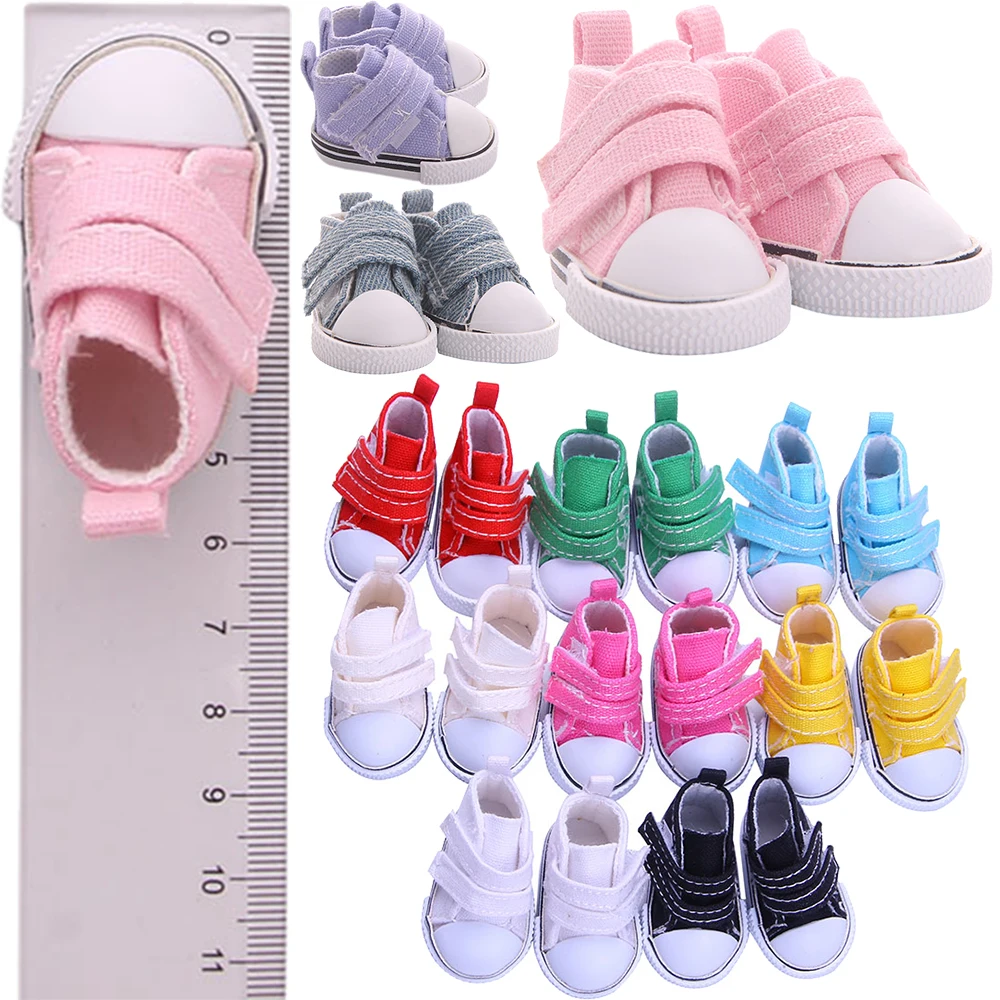 5 Cm Doll Canvas Shoes For Paola Reina 14.5 Inch Wellie Wishers Doll Clothes - £5.77 GBP