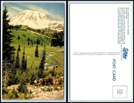 WASHINGTON Postcard - Paradise Valley, Mt. Rainier National Park M32 - £2.77 GBP