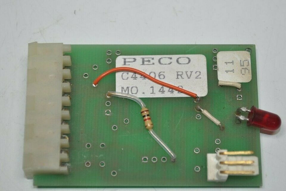 PECO Red LED Light PCB Circuit Board Model# C4406 RV2 - $32.36