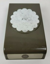 Stampin&#39; Up Paper Punch Scalloped Circle Flower 2 3/8&quot; - £19.55 GBP