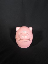 Jo!e Pink Pig Kitchen Timer 60 Minute Mechanical Twist Timer - £11.41 GBP