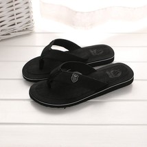 New Summer Men Flip Flops Non-slip Beach Outdoor Male Sandals Soft Light Weight  - £13.38 GBP