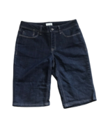 St. John&#39;s Bay Mid Length Denim Shorts ~ Sz 10A ~ Blue ~ Mid Rise ~12.5&quot;... - £16.23 GBP
