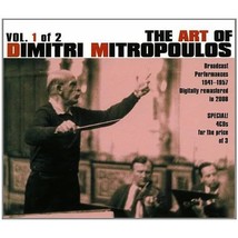 The Art of Dmitri Mitropoulos Vol.1 (4CD)  - £47.69 GBP