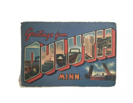 Vintage 1946 Greetings From Duluth, Minnesota Souvenir Postcard Folder - £8.68 GBP