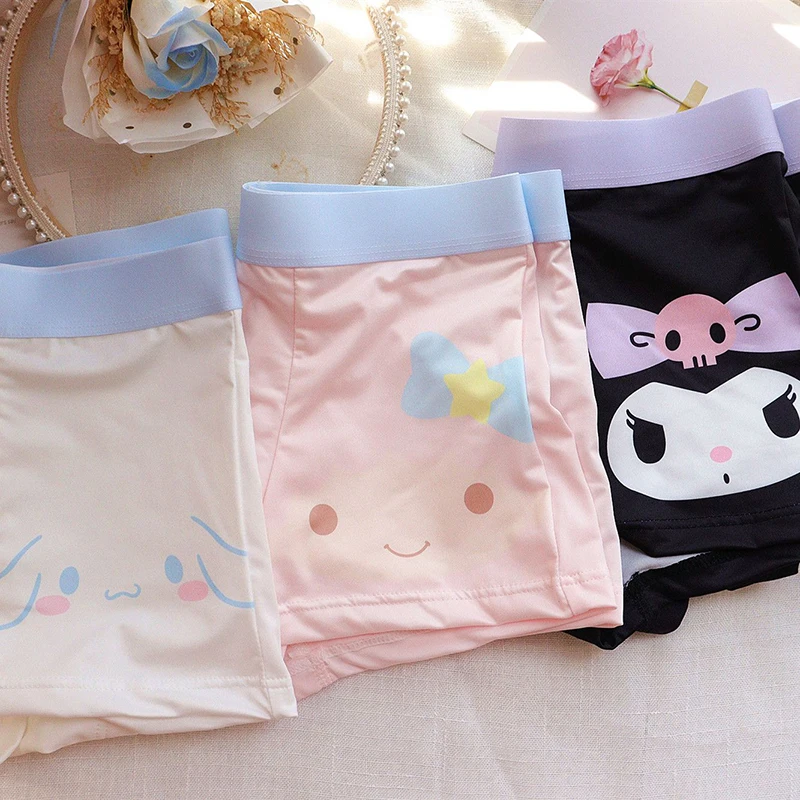 New Sanrio Kawaii Anime Hello Kittys Boxer Pants My Melody Cinnamoroll Men&#39;s - £15.10 GBP+