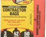 BERRY PLASTICS 1190274 Black Contractor Bag (50 Pack) - $51.95