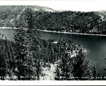 RPPC Beauty Bay Coeur d&#39; Alene Lake Idaho ID UNP 1940s Postcard Leos Stu... - $8.86