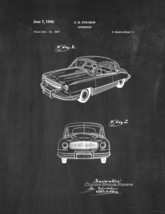 Automobile Patent Print - Chalkboard - £6.22 GBP+