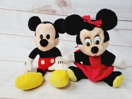 Vintage Mickey Minnie Mouse Mouseketoys Disneyland Walt Disney World Plush Set - £6.31 GBP