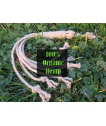 Limited Edition Hemp Whip 19" Discipline (scourge): Instrument of Penance - $45.00