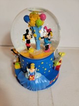 Disney Snow Globe Tinkerbell Pinocchio 101 Dalmatians Cinderella Mickey ... - £27.21 GBP