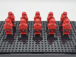 10pcs Final Order Sith Flametrooper Star Wars Rise of Skywalker Minifigu... - $39.98