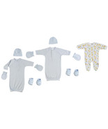 Preemie Boys Sleep-n-play, Gowns, Caps, Booties And Mittens - £25.28 GBP
