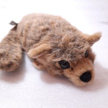Vintage Scoozie Pet Beaver ferret weasel prairie dog Plush Stuffed Animal brown - £19.98 GBP