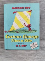 Curious George Flies A Kite By Margret Rey-1958-Weekly Reader Children&#39;s Book - £10.58 GBP