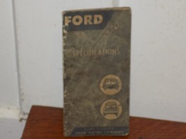 Vintage 1951 Ford Service Specifications Booklet - $14.85