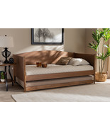 Veruca Ash Wanut Daybed w/Trundle - $13,407.28 MXN