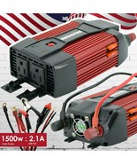 Audiotek 1500W Watt Power Inverter DC 12V AC 110V Car Converter USB port... - £88.87 GBP