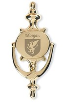 Morgan Irish Coat of Arms Brass Door Knocker - £25.02 GBP