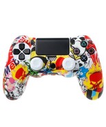 Silicone Case for Play 4 Playstation 4 Controller Sticker Bomb - £9.41 GBP