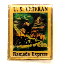 U.S. Veteran Ramada Express Patriotic Advertising Pin Eagle Military The... - $237.85 MXN