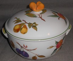 Royal Worcester EVESHAM VALE PATTERN 3 QT Casserole w/Lid MADE IN ENGLAND - £78.84 GBP