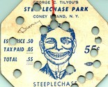 Vintage Coney Island per Famiglie Steeplechase Park Combinazione Distintivo - £44.56 GBP