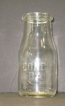 Vintage Glass Concord Dairy Inc NH Half Pint Bottle - £5.58 GBP