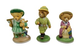 The Franklin Mint Teddington Bears Penelope /Priscilla /Colonel James Wo... - $30.95