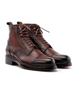 Paul Parkman Mens Shoes Boots Brown Leather Floater Welted Handmade 5075... - $1,221.27 CAD