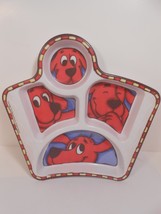 Vintage Zak Designs Clifford the Big Red Dog Children Melamine Divided Plate - £6.71 GBP