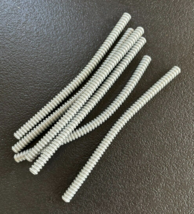 Lego PN 78c18 - Ribbed Hose 7mm D 18  L  14.4 - Pearl Light Gray - 6 Pcs... - £31.39 GBP