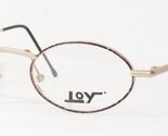 Vintage LOY Colección AS6 F03 Pálido Oro / Multicolor Gafas Marco 48-22-140 - $56.42