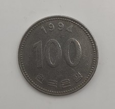 1994 South Korea 100 Won Admiral Yi Sun-sin Coin - £4.76 GBP