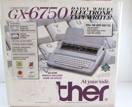 Brother GX-6750 Daisy Wheel Electric Typewriter - £272.92 GBP