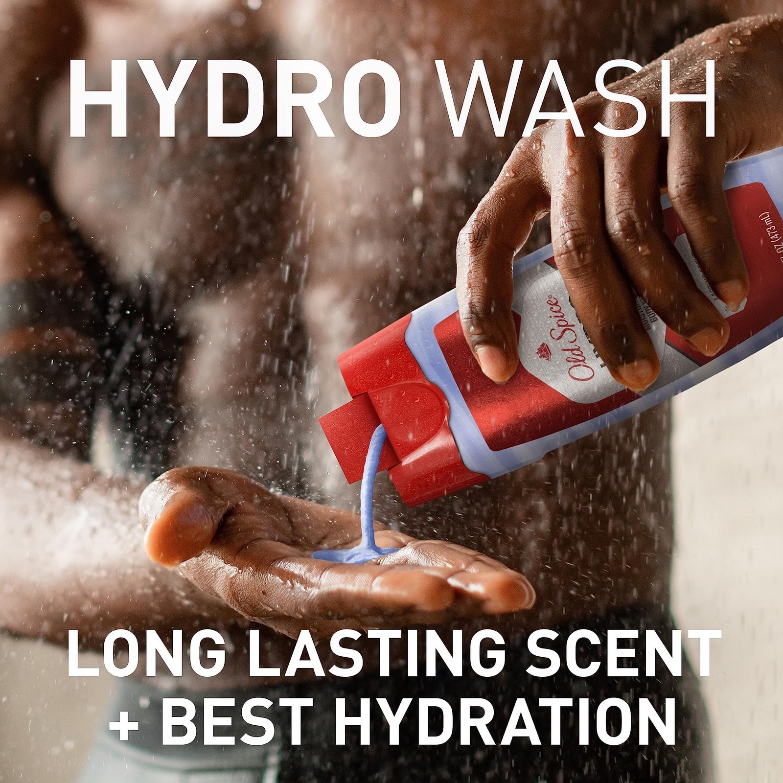 Old Spice Moisturizing Body Wash for Men, Hydro Wash, 2-in-1 Long Lasting Scent Item image 3