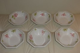 6 Johnson Brothers &quot;Spring Morning&quot; Cereal Bowls - £117.91 GBP