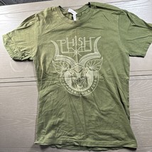 PHISH Summer Tour 2015 Concert T-Shirt Adult Small Olive Green - £36.70 GBP